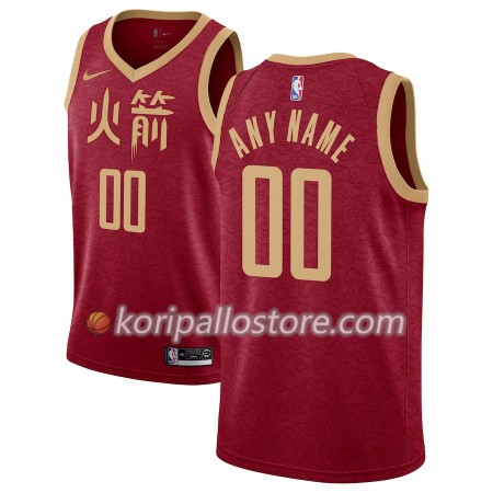 Houston Rockets Custom 2018-19 Nike City Edition Punainen Miesten Pelipaidat Swingman 